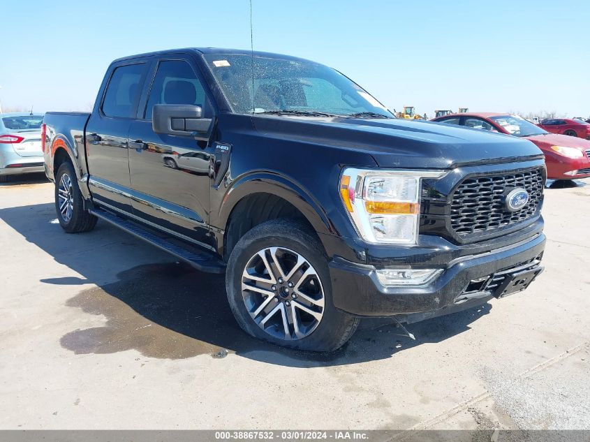 2021 Ford F150 at TX Wilmer, IAAI lot 38867532 CarsFromWest