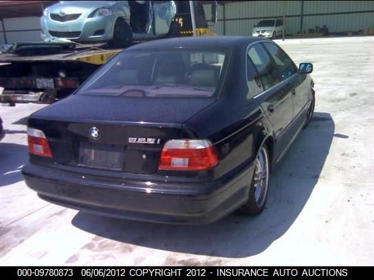 2003 BMW 525I Automatic VIN: WBADT43483G031262 Lot: 9780873