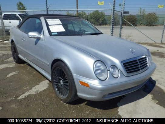 2003 Mercedes-Benz Clk430 VIN: WDBLK70G43T141118 Lot: 10036774