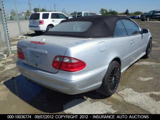 2003 Mercedes-Benz Clk430 VIN: WDBLK70G43T141118 Lot: 10036774