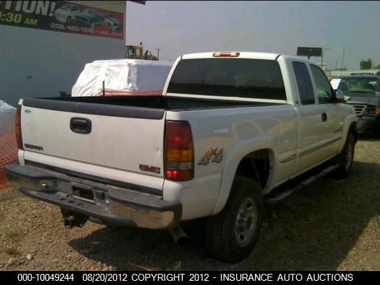 2001 GMC Sierra K2500 Hd VIN: 1GTHK29171E315676 Lot: 10049244