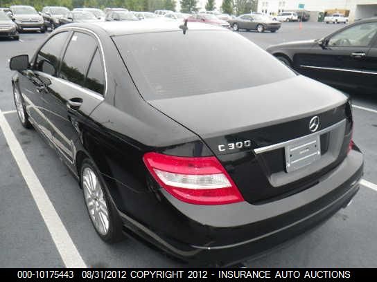 2009 Mercedes-Benz C300 300 VIN: WDDGF54X99R062058 Lot: 10175443