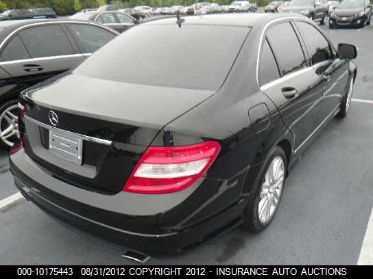 2009 Mercedes-Benz C300 300 VIN: WDDGF54X99R062058 Lot: 10175443