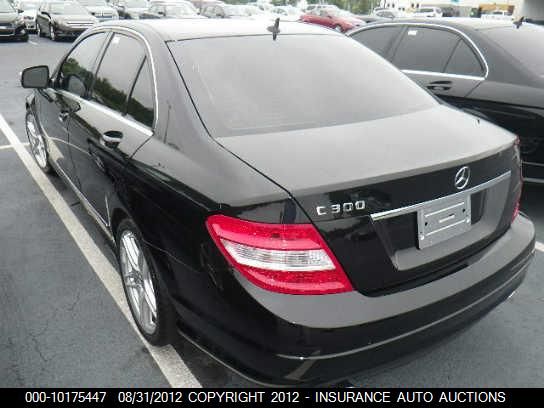 2009 Mercedes-Benz C300 300 VIN: WDDGF54X19R079744 Lot: 10175447