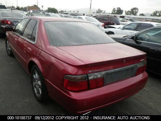 1G6KY54921U267385 2001 Cadillac Seville Sts