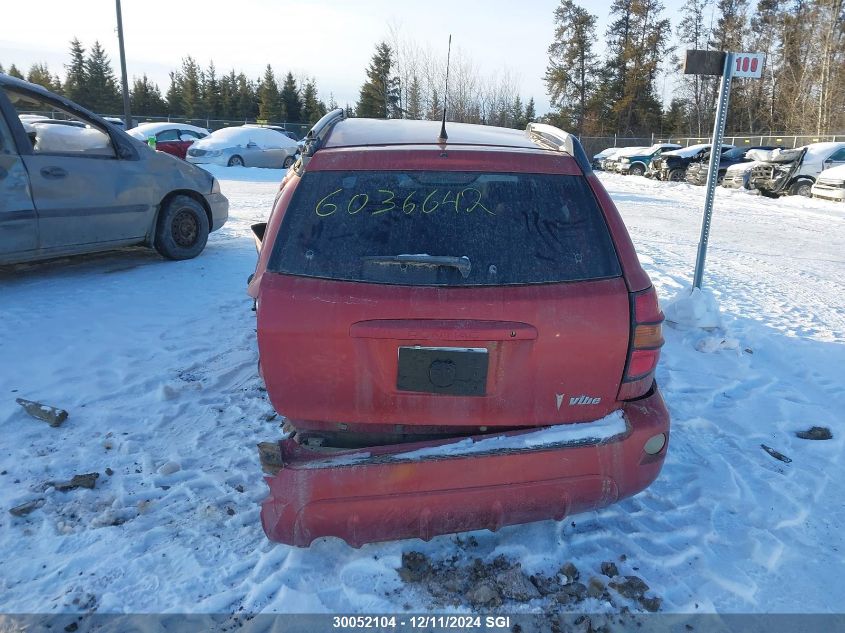 2006 Pontiac Vibe VIN: 5Y2SL65826Z421952 Lot: 30052104