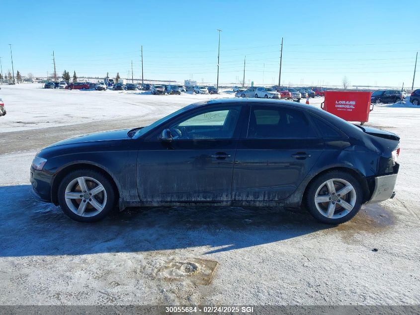 2013 Audi A4 Premium VIN: WAUBFCFL2DN033503 Lot: 30055684