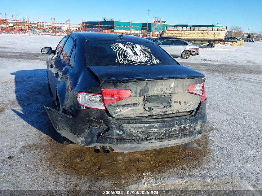2013 Audi A4 Premium VIN: WAUBFCFL2DN033503 Lot: 30055684