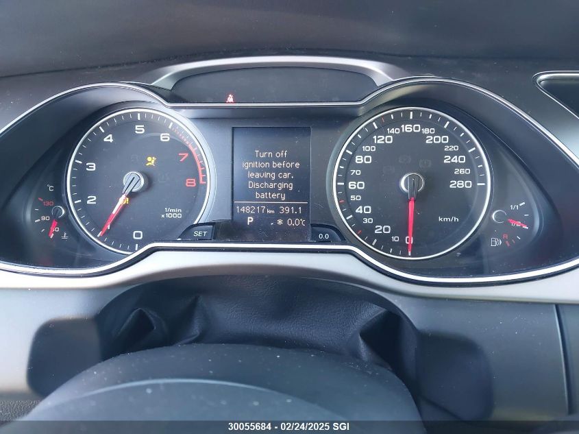 2013 Audi A4 Premium VIN: WAUBFCFL2DN033503 Lot: 30055684