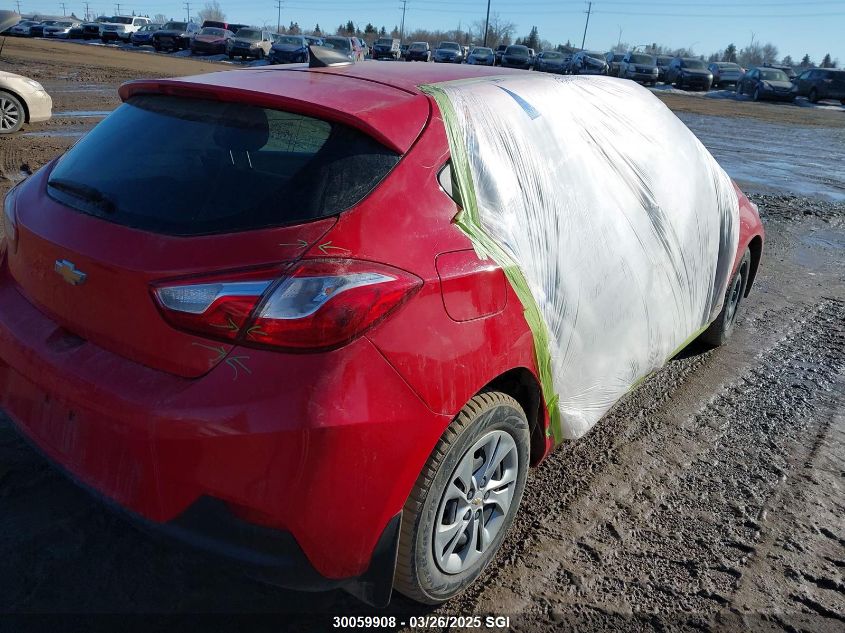 2019 Chevrolet Cruze VIN: 3G1BC6SM3KS522919 Lot: 30059908