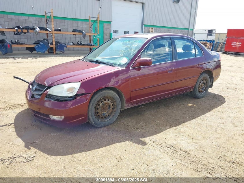 2003 Acura 1.7El Premium VIN: 2HHES368X3H002494 Lot: 30061894