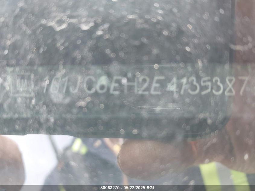 2014 Chevrolet Sonic Lt VIN: 1G1JC6EH2E4135387 Lot: 30063270