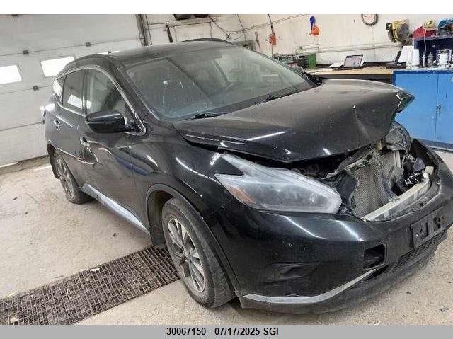 5N1AZ2MH2JN165635 2018 Nissan Murano S/Sl/Sv/Platinum auction photo 1