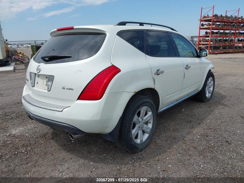 2007 Nissan Murano Sl/Se/S VIN: JN8AZ08W97W608615 Lot: 30067299