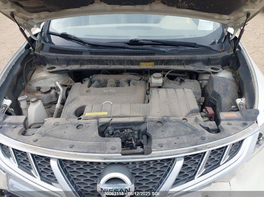 2013 Nissan Murano S/Sl/Le VIN: JN8AZ1MW7DW314640 Lot: 30063118