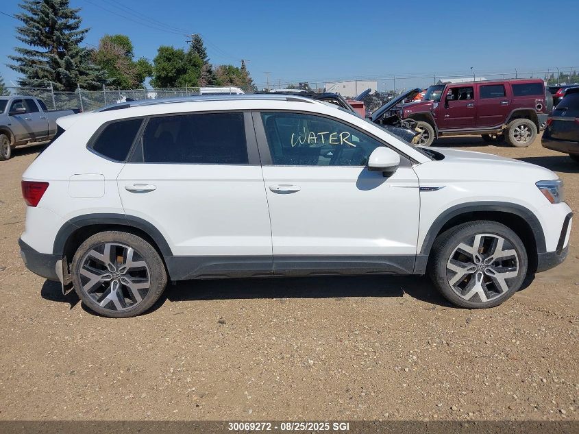 2022 Volkswagen Taos Sel VIN: 3VV2X7B25NM088643 Lot: 30069272