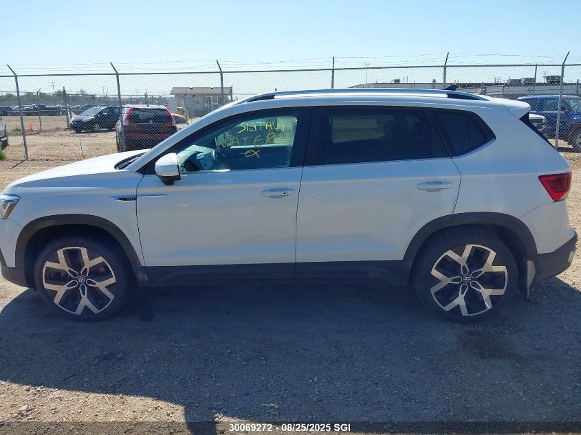 2022 Volkswagen Taos Sel VIN: 3VV2X7B25NM088643 Lot: 30069272