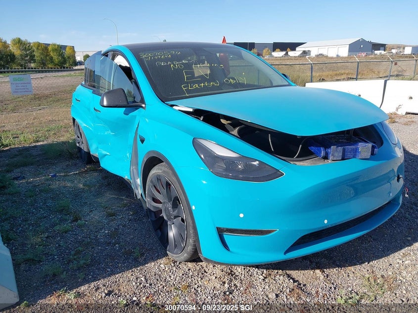 5YJYGDEF9MF157648 2021 Tesla Model Y auction photo 1