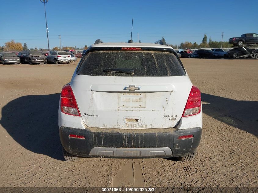 2015 Chevrolet Trax 1Lt VIN: 3GNCJRSB6FL198986 Lot: 30071063