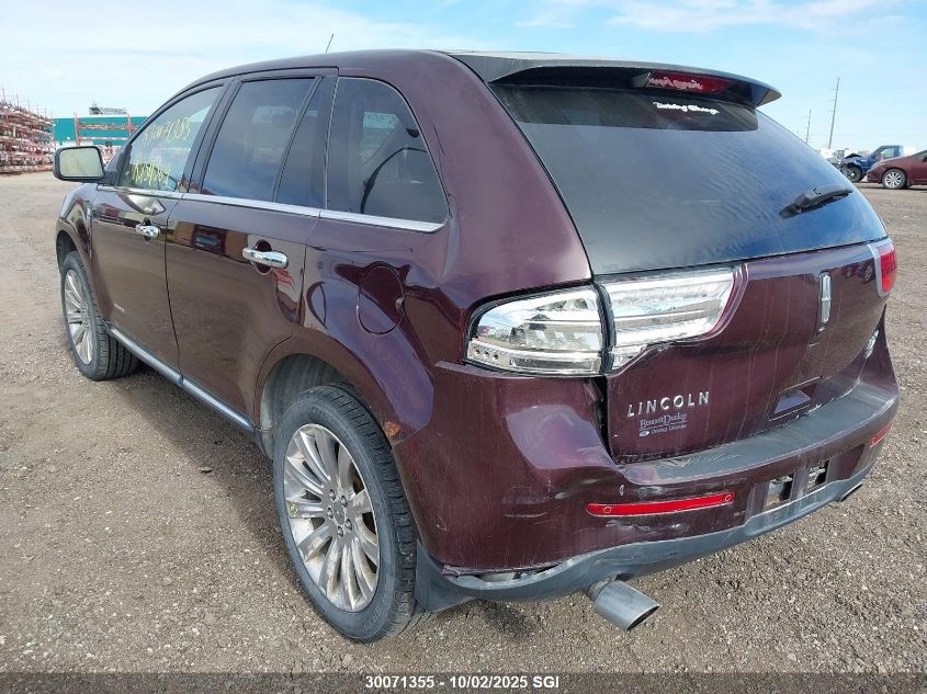 2011 Lincoln Mkx VIN: 2LMDJ8JK4BBJ05171 Lot: 30071355