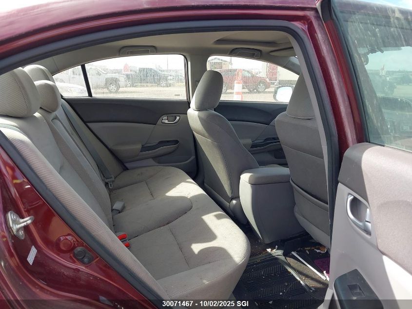 2012 Honda Civic Lx VIN: 2HGFB2F53CH019856 Lot: 30071467