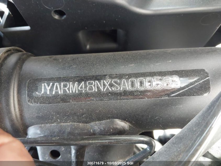 2025 Yamaha VIN: JYARM48NXSA000583 Lot: 30071679