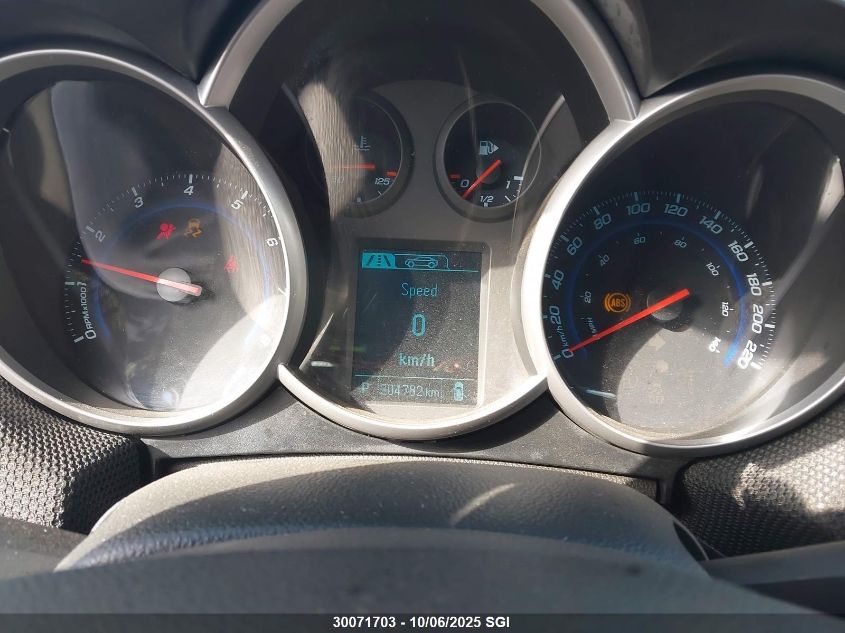 2013 Chevrolet Cruze Lt VIN: 1G1PC5SB1D7180306 Lot: 30071703