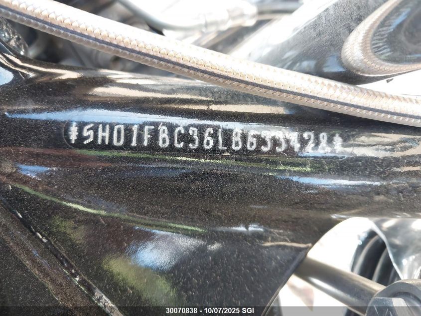 2020 Harley-Davidson Flhr VIN: 5HD1FBC36LB633428 Lot: 30070838