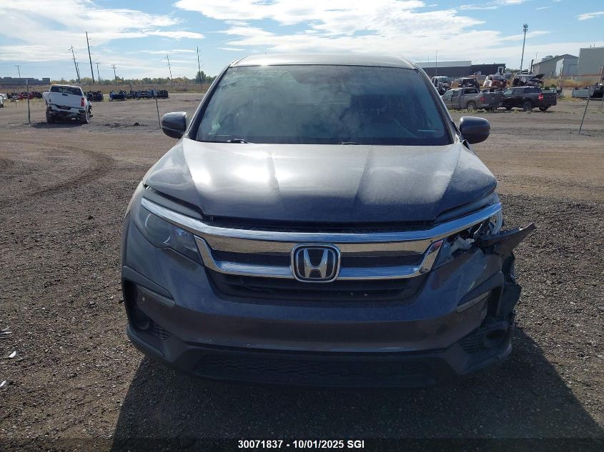 2019 Honda Pilot Lx VIN: 5FNYF6H15KB500676 Lot: 30071837