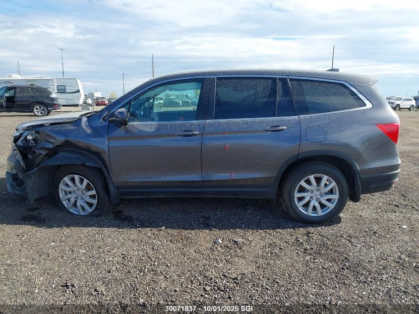 2019 Honda Pilot Lx VIN: 5FNYF6H15KB500676 Lot: 30071837