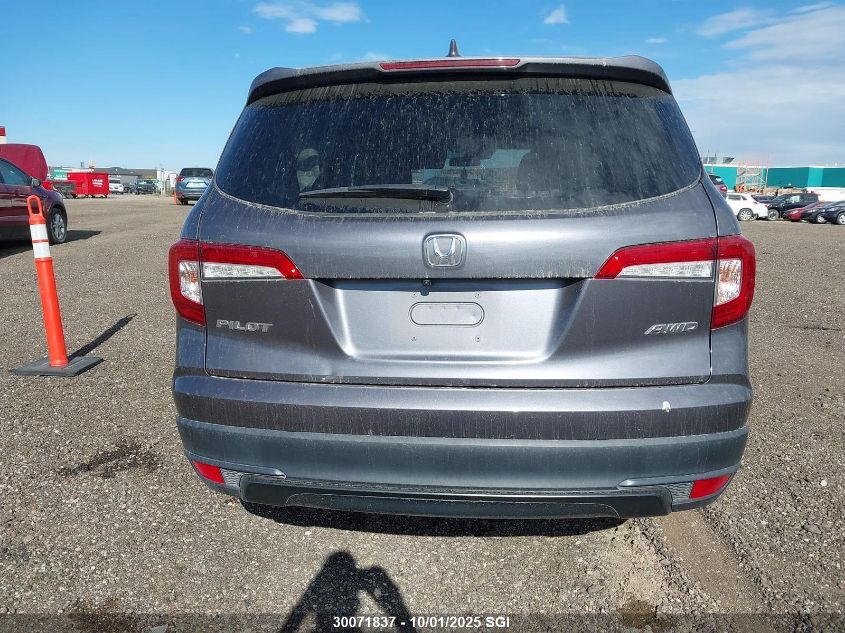 2019 Honda Pilot Lx VIN: 5FNYF6H15KB500676 Lot: 30071837