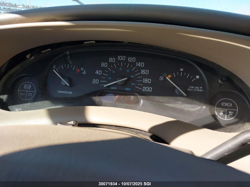 2001 Buick Century Custom VIN: 2G4WS52J711217845 Lot: 30071934