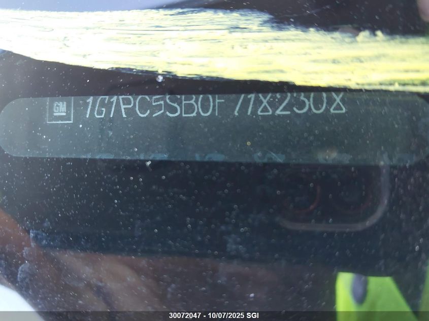 2015 Chevrolet Cruze Lt VIN: 1G1PC5SB0F7182308 Lot: 30072047