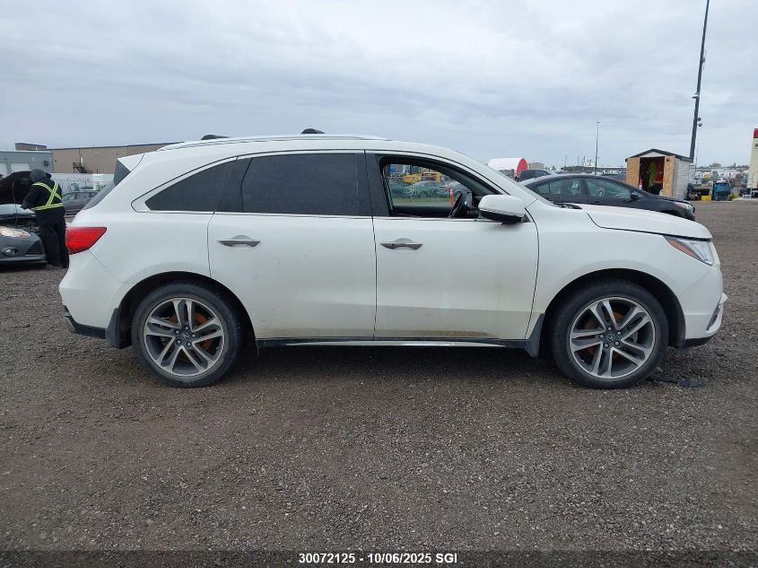2017 Acura Mdx Navi VIN: 5FRYD4H47HB505969 Lot: 30072125