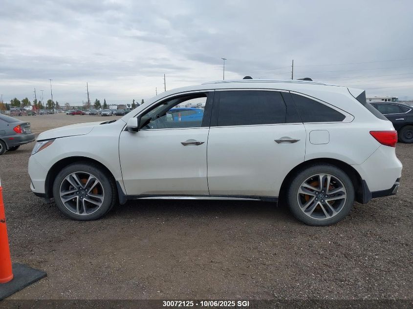 2017 Acura Mdx Navi VIN: 5FRYD4H47HB505969 Lot: 30072125