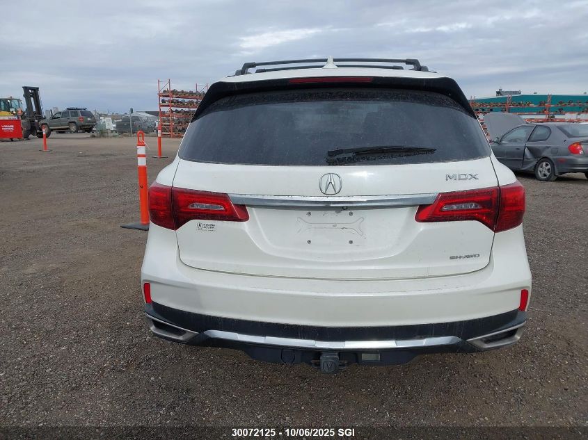 2017 Acura Mdx Navi VIN: 5FRYD4H47HB505969 Lot: 30072125