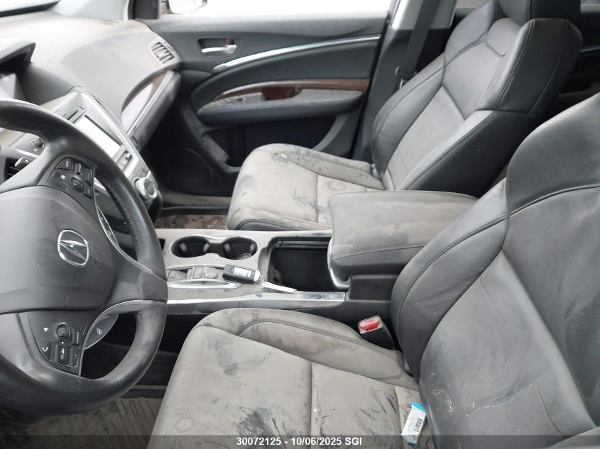 2017 Acura Mdx Navi VIN: 5FRYD4H47HB505969 Lot: 30072125