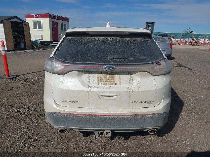 2016 Ford Edge Titanium VIN: 2FMPK4K81GBC43419 Lot: 30072155