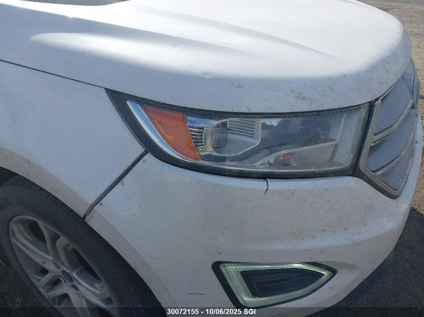 2016 Ford Edge Titanium VIN: 2FMPK4K81GBC43419 Lot: 30072155