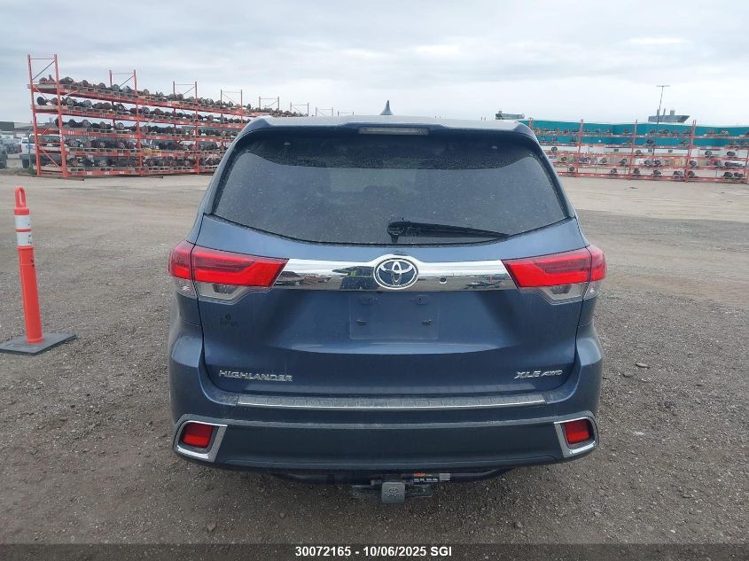 2017 Toyota Highlander Se/Xle VIN: 5TDJZRFH7HS519602 Lot: 30072165