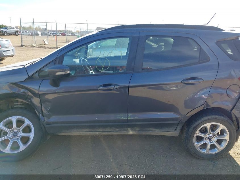 2020 Ford Ecosport Se VIN: MAJ6S3GL7LC382011 Lot: 30071259