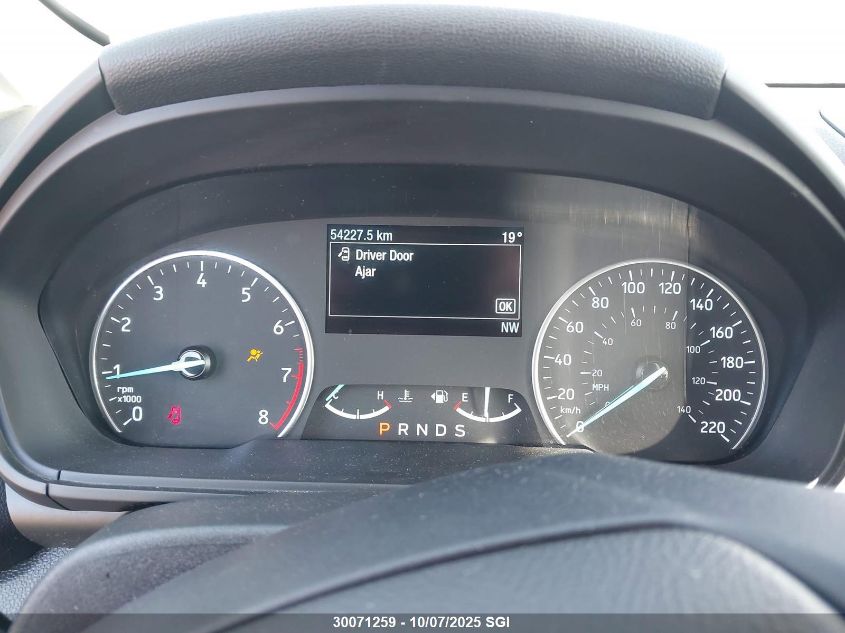 2020 Ford Ecosport Se VIN: MAJ6S3GL7LC382011 Lot: 30071259