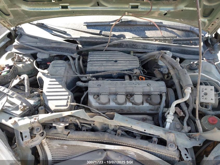 2003 Honda Civic Lx VIN: 2HGES16603H901517 Lot: 30071723