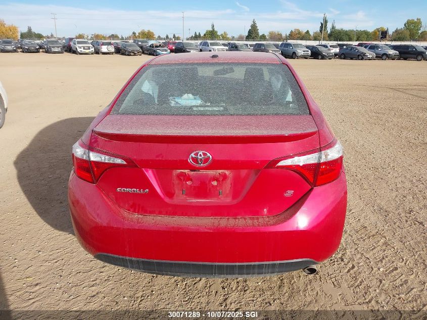 2016 Toyota Corolla L/Le/Le Pls/Prm/S/S Pls VIN: 2T1BURHE1GC732137 Lot: 30071289