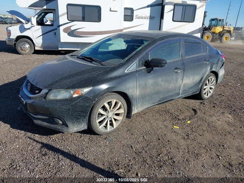 2014 Honda Civic Touring VIN: 2HGFB2F77EH036051 Lot: 30072365