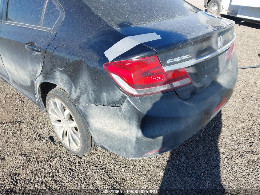 2014 Honda Civic Touring VIN: 2HGFB2F77EH036051 Lot: 30072365