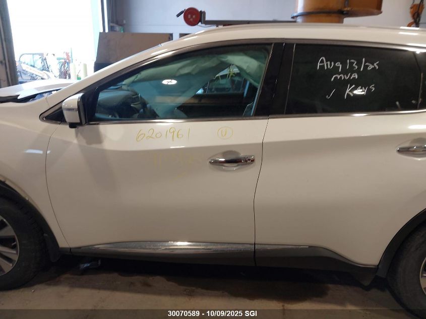 2017 Nissan Murano S/Sl/Sv/Platinum VIN: 5N1AZ2MH4HN193494 Lot: 30070589