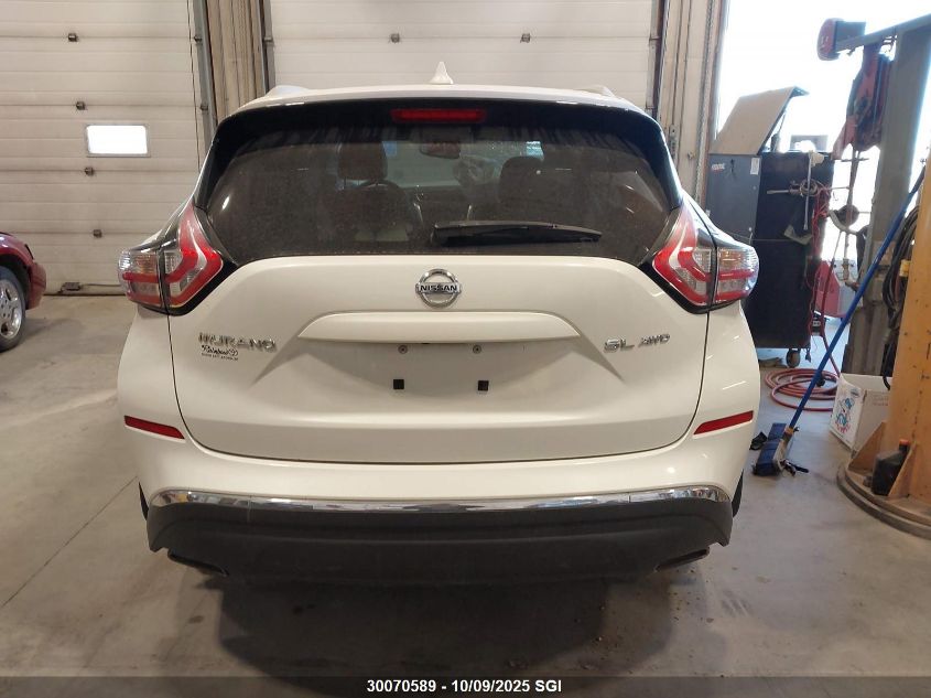 2017 Nissan Murano S/Sl/Sv/Platinum VIN: 5N1AZ2MH4HN193494 Lot: 30070589