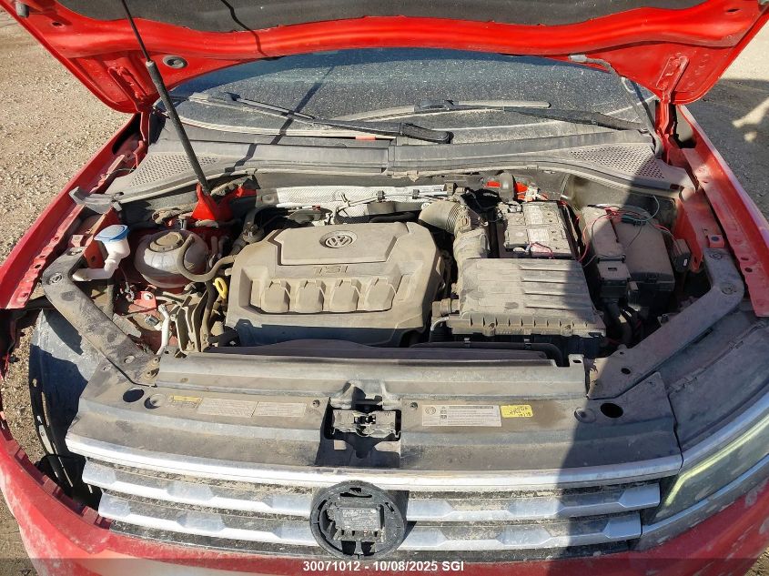 2018 Volkswagen Tiguan Highline VIN: 3VV4B7AX3JM092057 Lot: 30071012