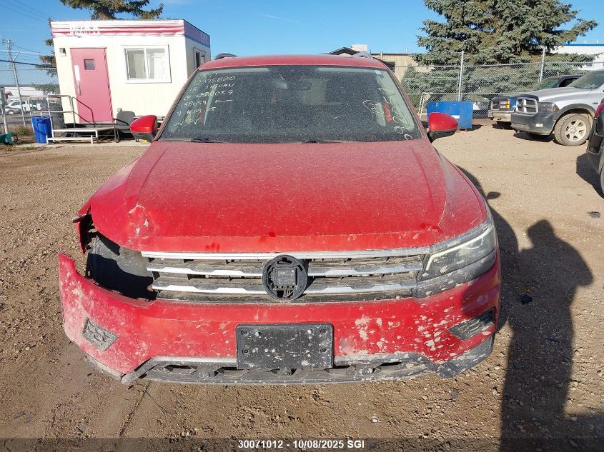 2018 Volkswagen Tiguan Highline VIN: 3VV4B7AX3JM092057 Lot: 30071012